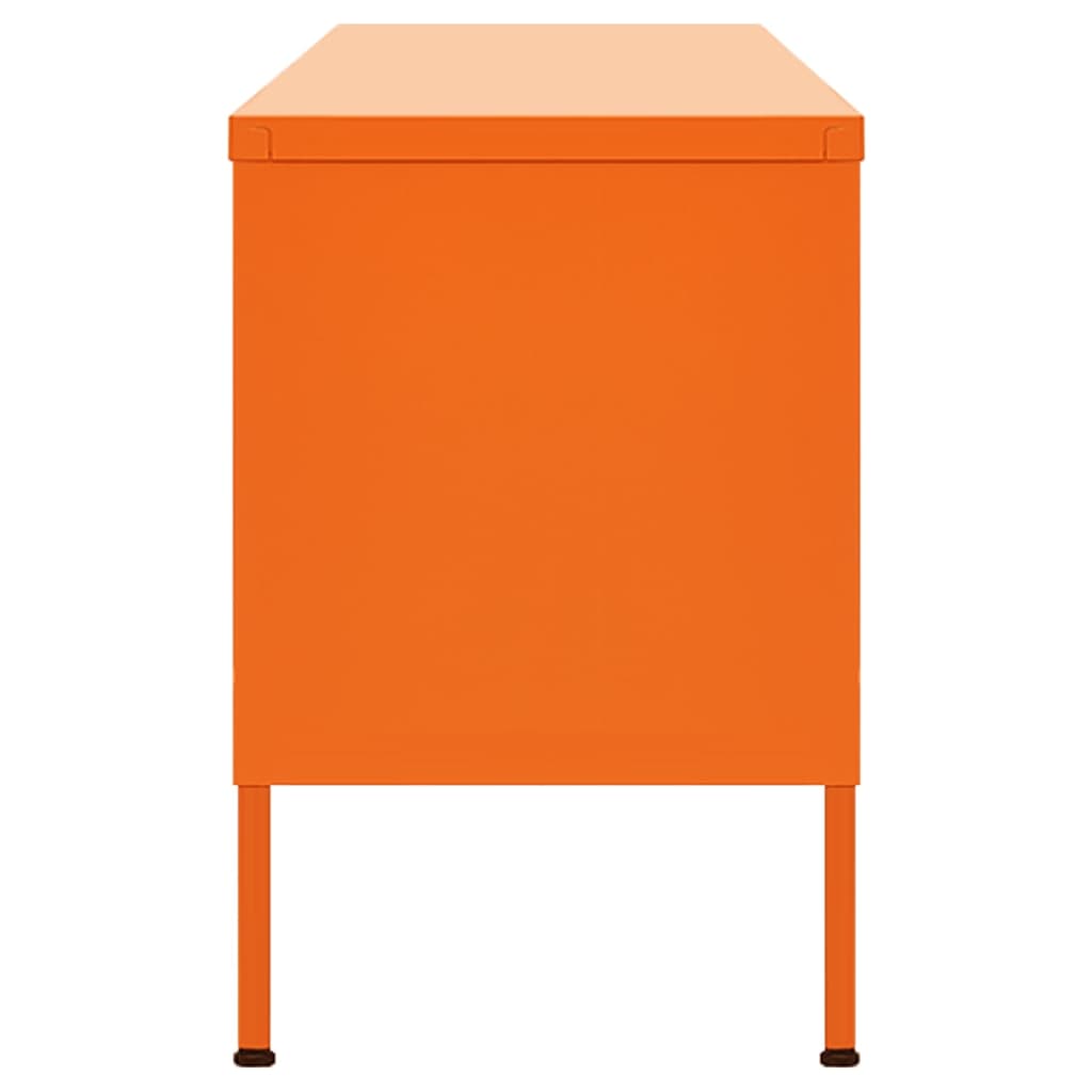 TV-Möbel DIV. TV-Bänk orange 105x35x50 cm stål