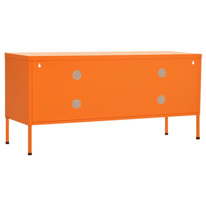 TV-Möbel DIV. TV-Bänk orange 105x35x50 cm stål