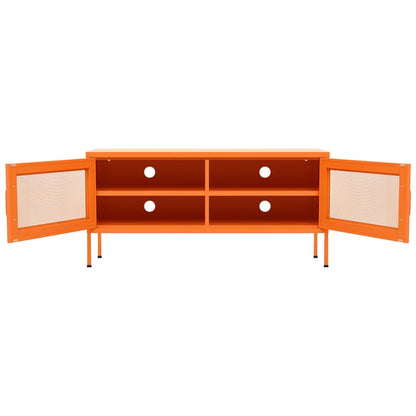 TV-Möbel DIV. TV-Bänk orange 105x35x50 cm stål