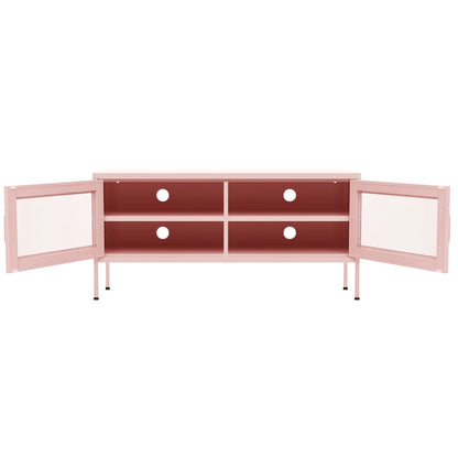 TV-Möbel DIV. TV-Bänk pink 105x35x50 cm stål