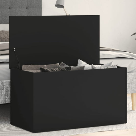 Förvaringskista Svart 84x42x46 cm