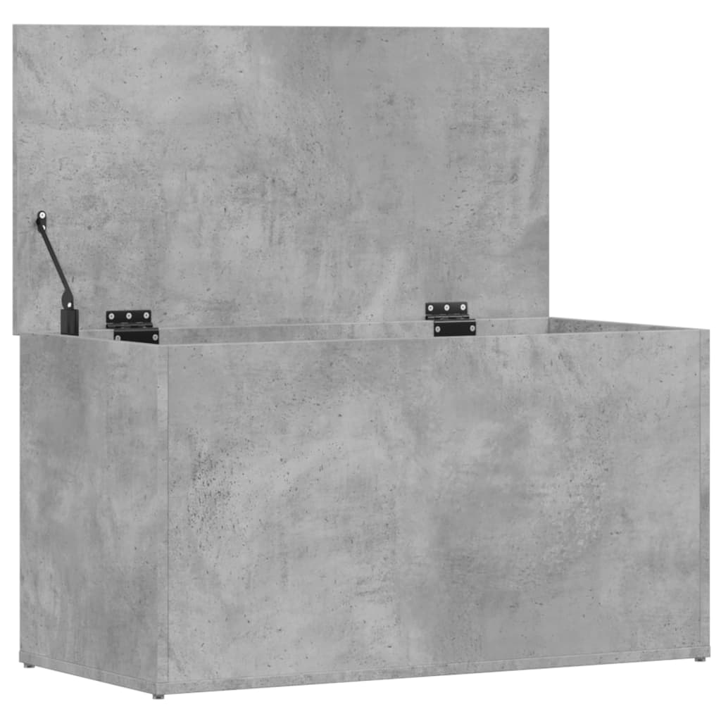 Förvaringskista Betonggrå 84x42x46 cm