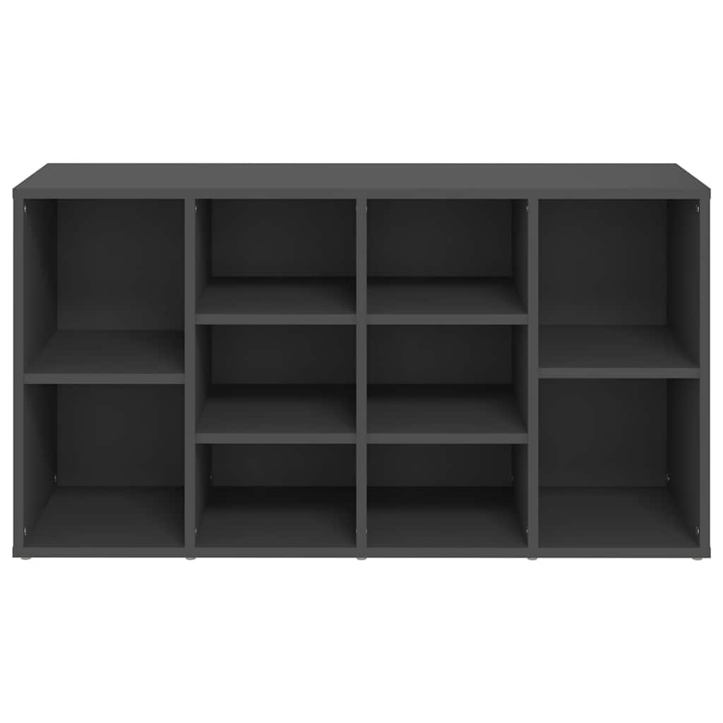 Skoställ Grå Skobänk 103x30x55 cm