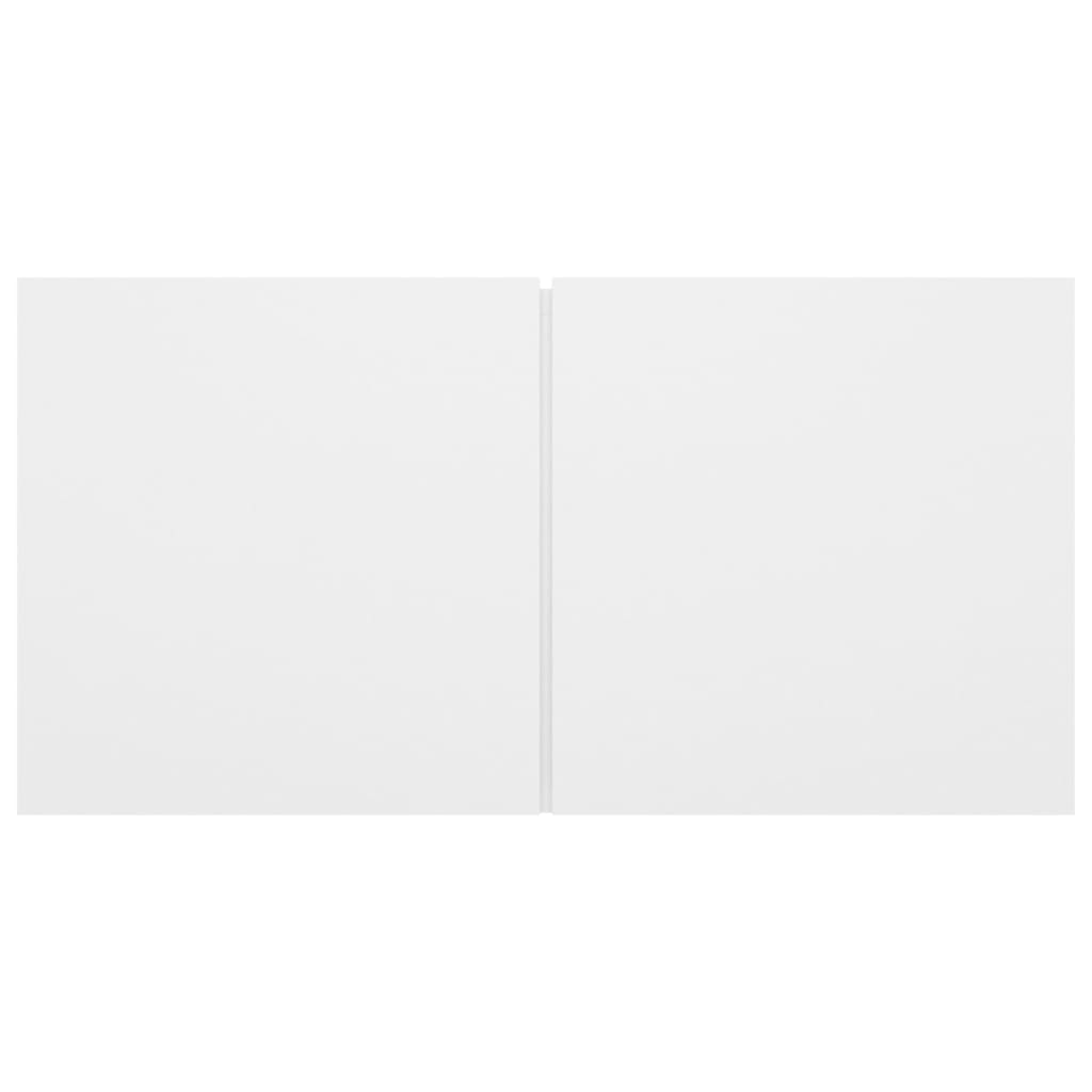 Hängande TV-skåp 2 st vit 60x30x30 cm