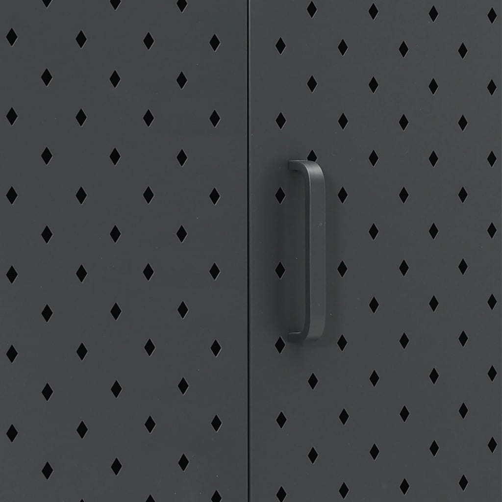 Skänk DIV. antracit 105x35x75 cm stål