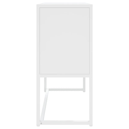 Skänk Vit 75x35x75 cm stål