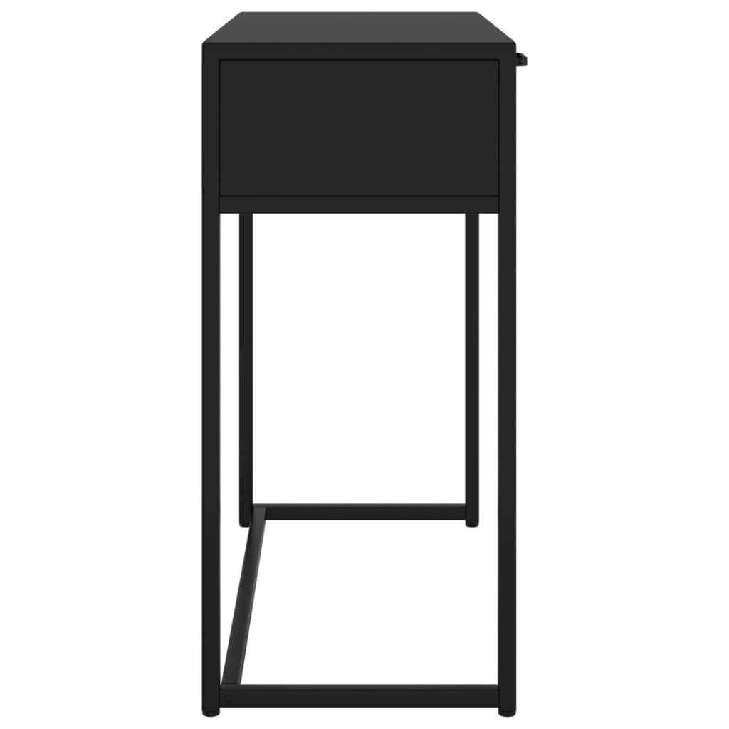 Avlastningsbord Konsollbord Svart 72x35x75 cm stål