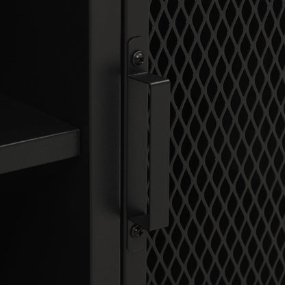 TV-Möbel Brun TV-Skåp rustik 105x36x47 cm metall och