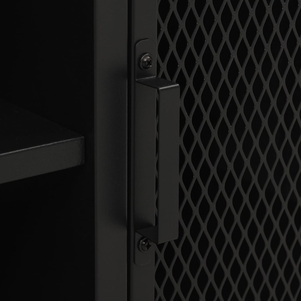 TV-Möbel Grå TV-Skåp 105x36x47 cm metall och