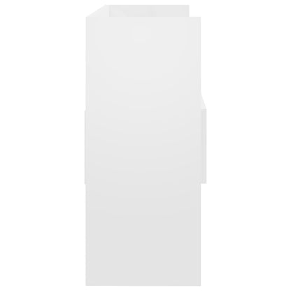 Skänk Högglans Vit 105x30x70 cm