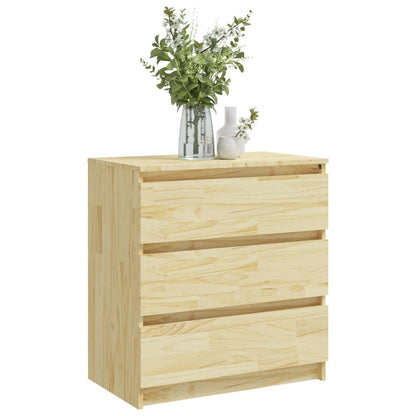 Sängbord Nattduksbord Trä 60x36x64 cm massiv furu