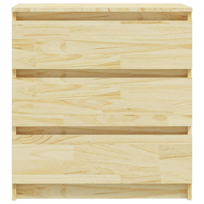 Sängbord Nattduksbord Trä 60x36x64 cm massiv furu