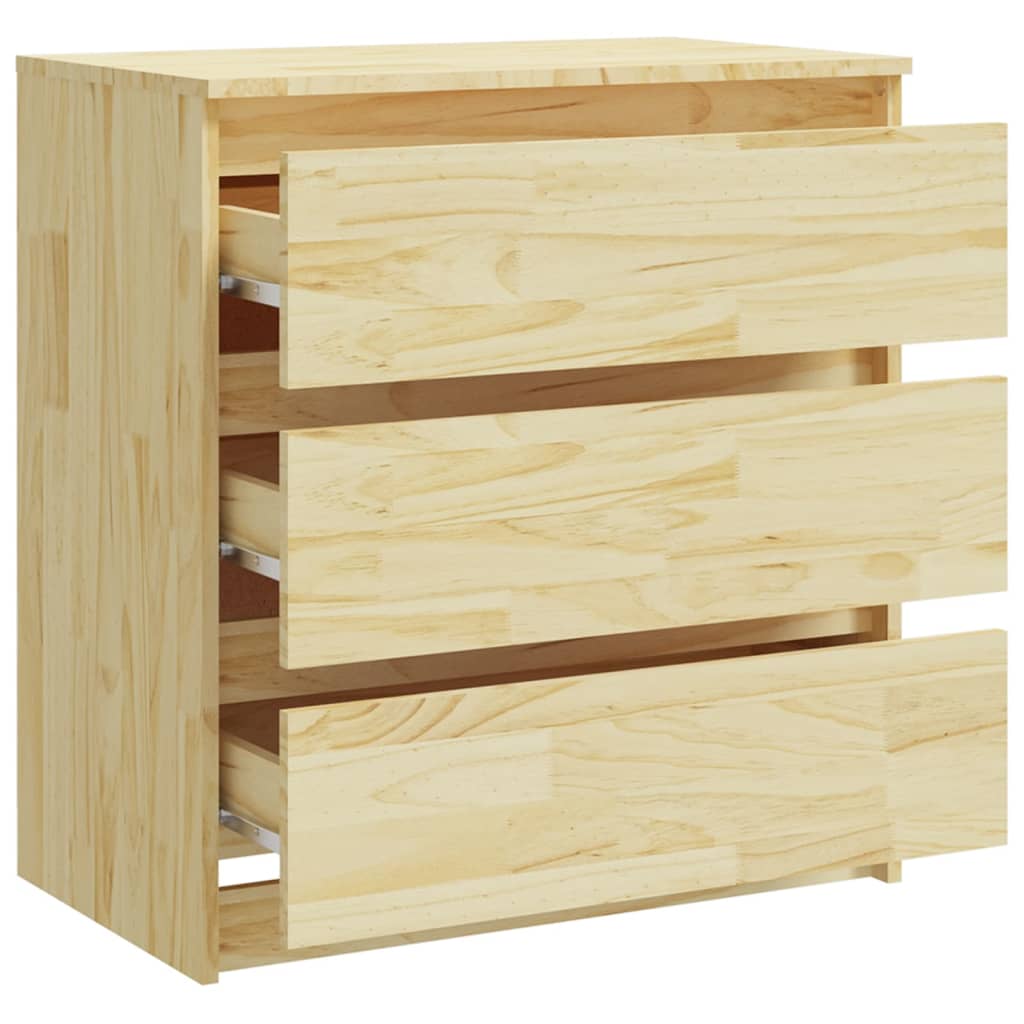 Sängbord Nattduksbord Trä 60x36x64 cm massiv furu
