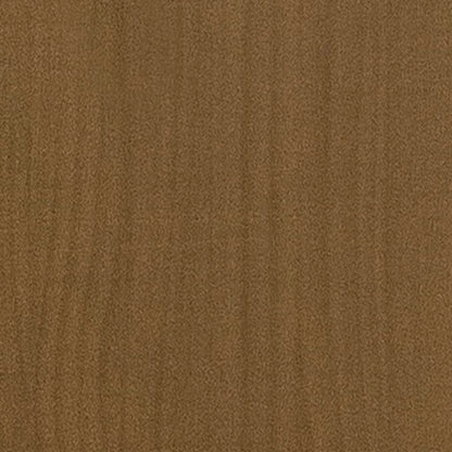 Byrå honungsbrun 60x36x84 cm massiv furu