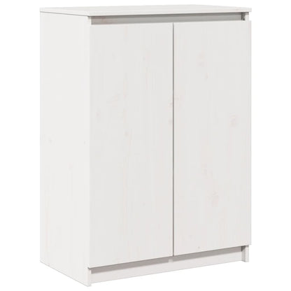 Skänk Vit 60x36x84 cm massiv furu