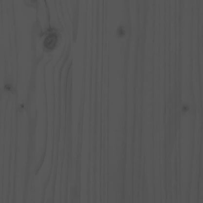 Skänk Trä Grå 60x36x84 cm massiv furu