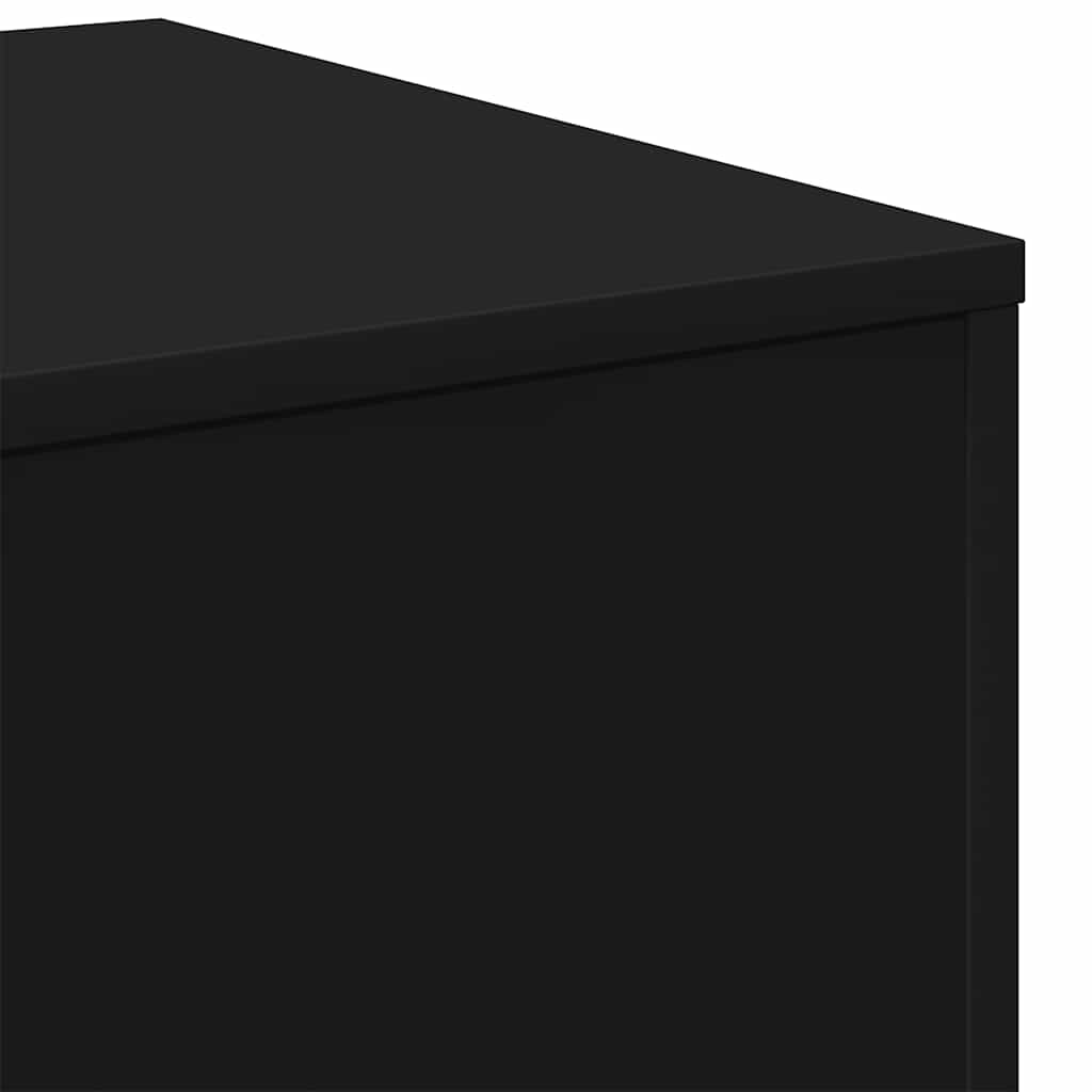 Sidobord Svart 3 st