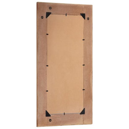 Väggspegel massivt återvunnet Trä 60x110 cm