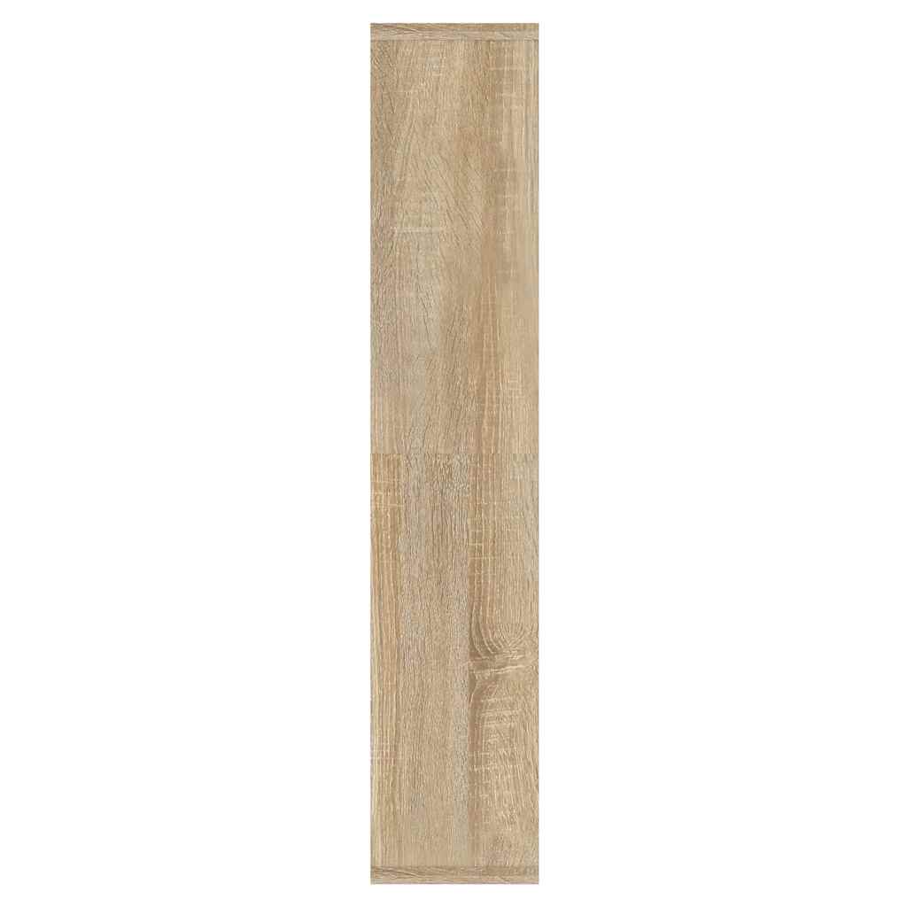 Badrumsspegel Spegelskåp LED Sonoma Ek 91x15x76,5 cm