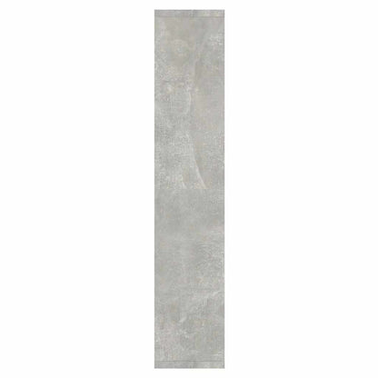 Badrumsspegel Spegelskåp LED Betonggrå 91x15x76,5 cm