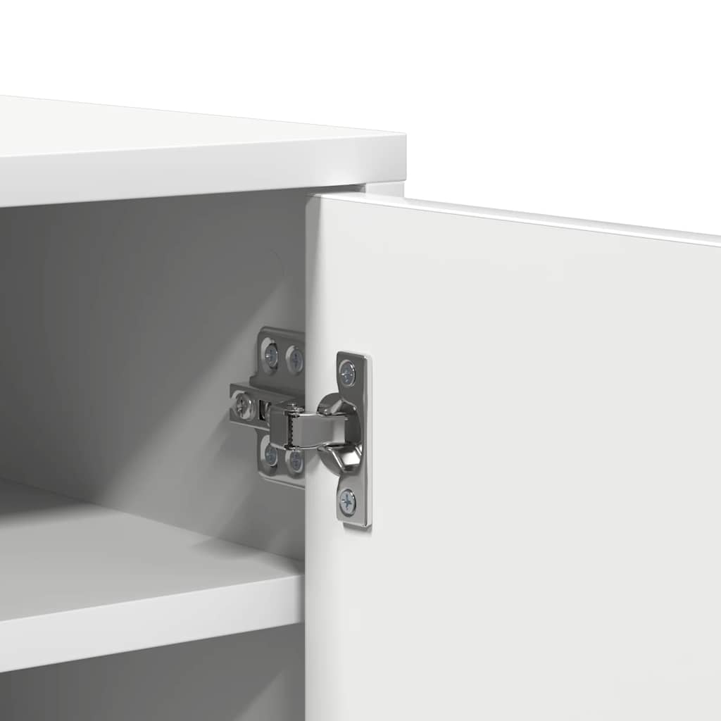 Skoställ Vit Skoskåp 60x35x70 cm