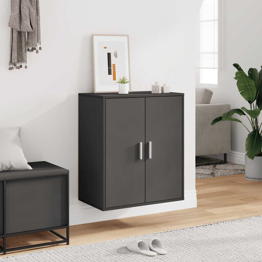Skoställ Grå Skoskåp 60x35x70 cm