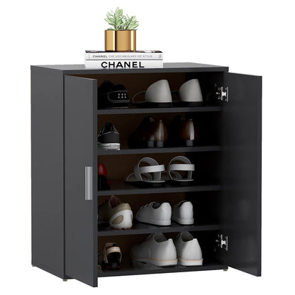 Skoställ Grå Skoskåp 60x35x70 cm