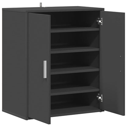 Skoställ Grå Skoskåp 60x35x70 cm