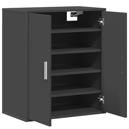 Skoställ Grå Skoskåp 60x35x70 cm