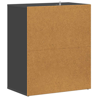 Skoställ Grå Skoskåp 60x35x70 cm