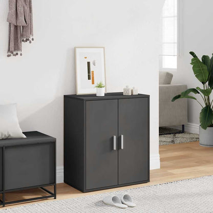 Skoställ Grå Skoskåp 60x35x70 cm