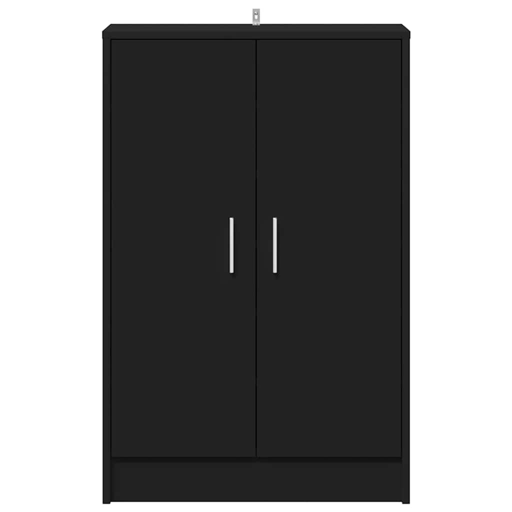 Skoställ Svart Skoskåp 60x35x92 cm