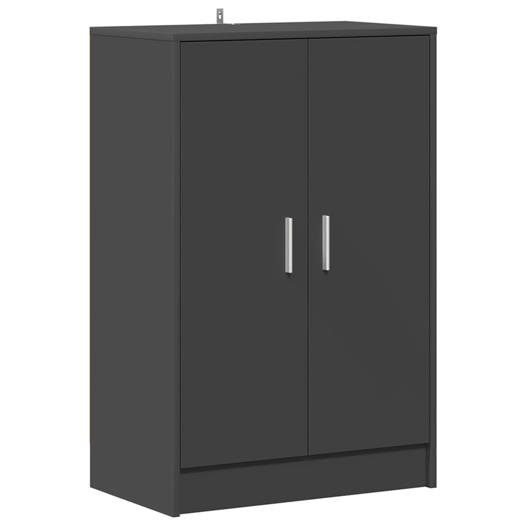 Skoställ Grå Skoskåp 60x35x92 cm