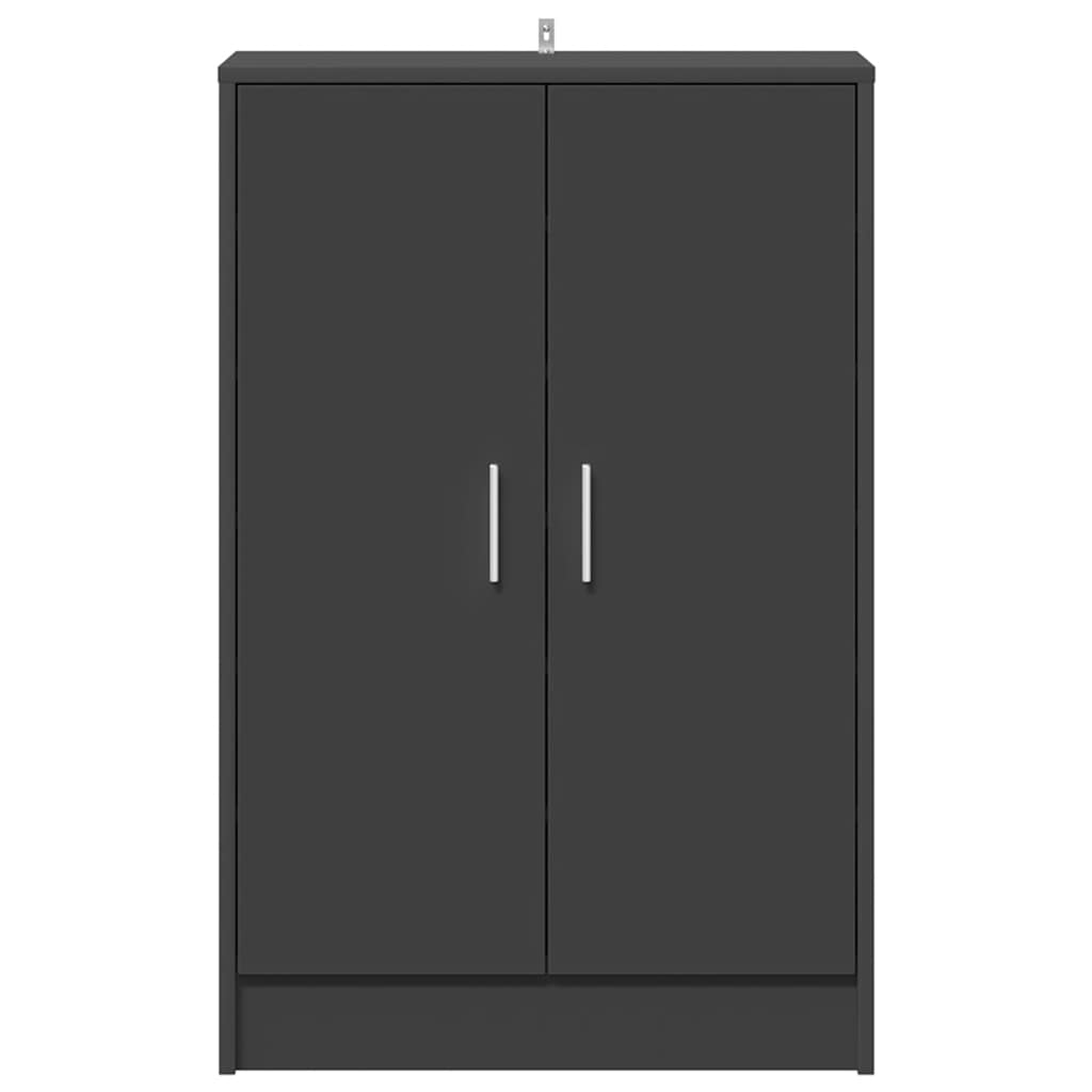 Skoställ Grå Skoskåp 60x35x92 cm