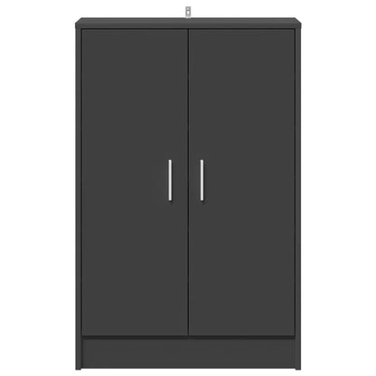 Skoställ Grå Skoskåp 60x35x92 cm