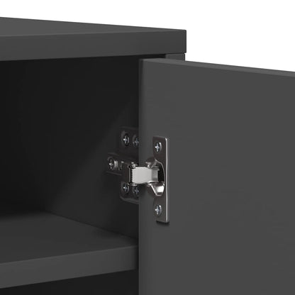 Skoställ Grå Skoskåp 60x35x92 cm