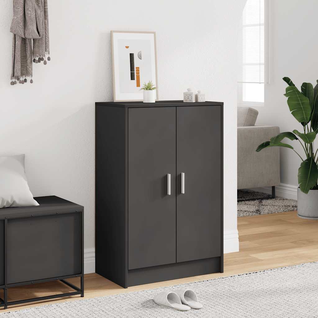 Skoställ Grå Skoskåp 60x35x92 cm