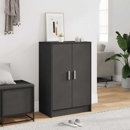 Skoställ Grå Skoskåp 60x35x92 cm