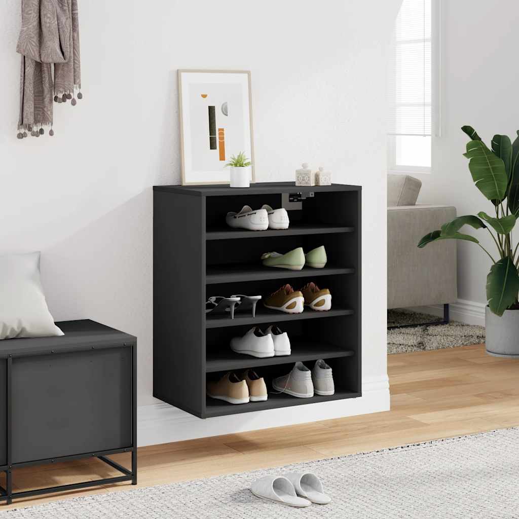 Skoställ Grå 60x35x70 cm