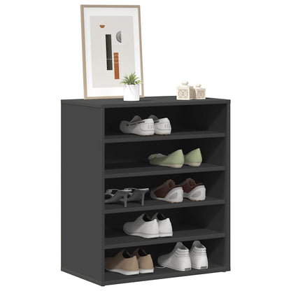 Skoställ Grå 60x35x70 cm