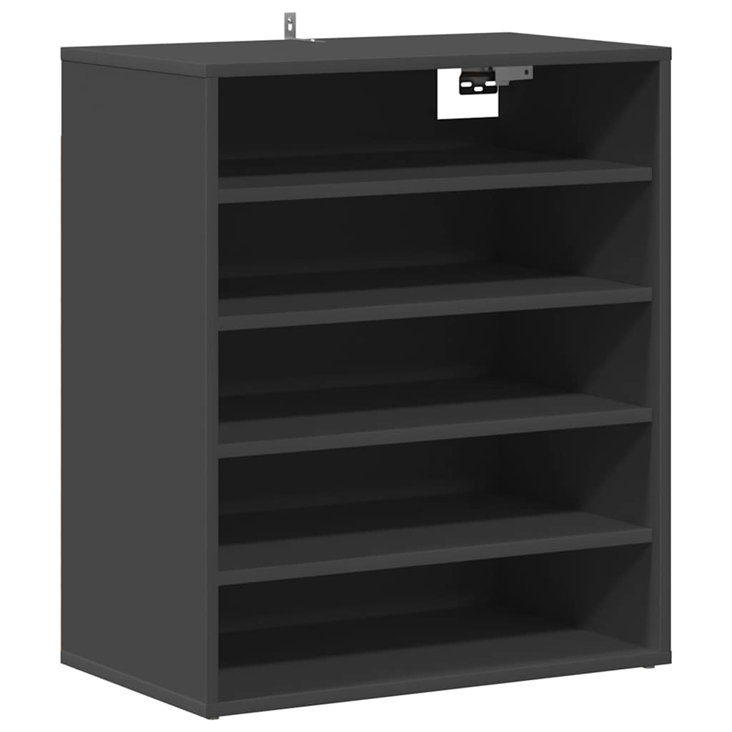 Skoställ Grå 60x35x70 cm