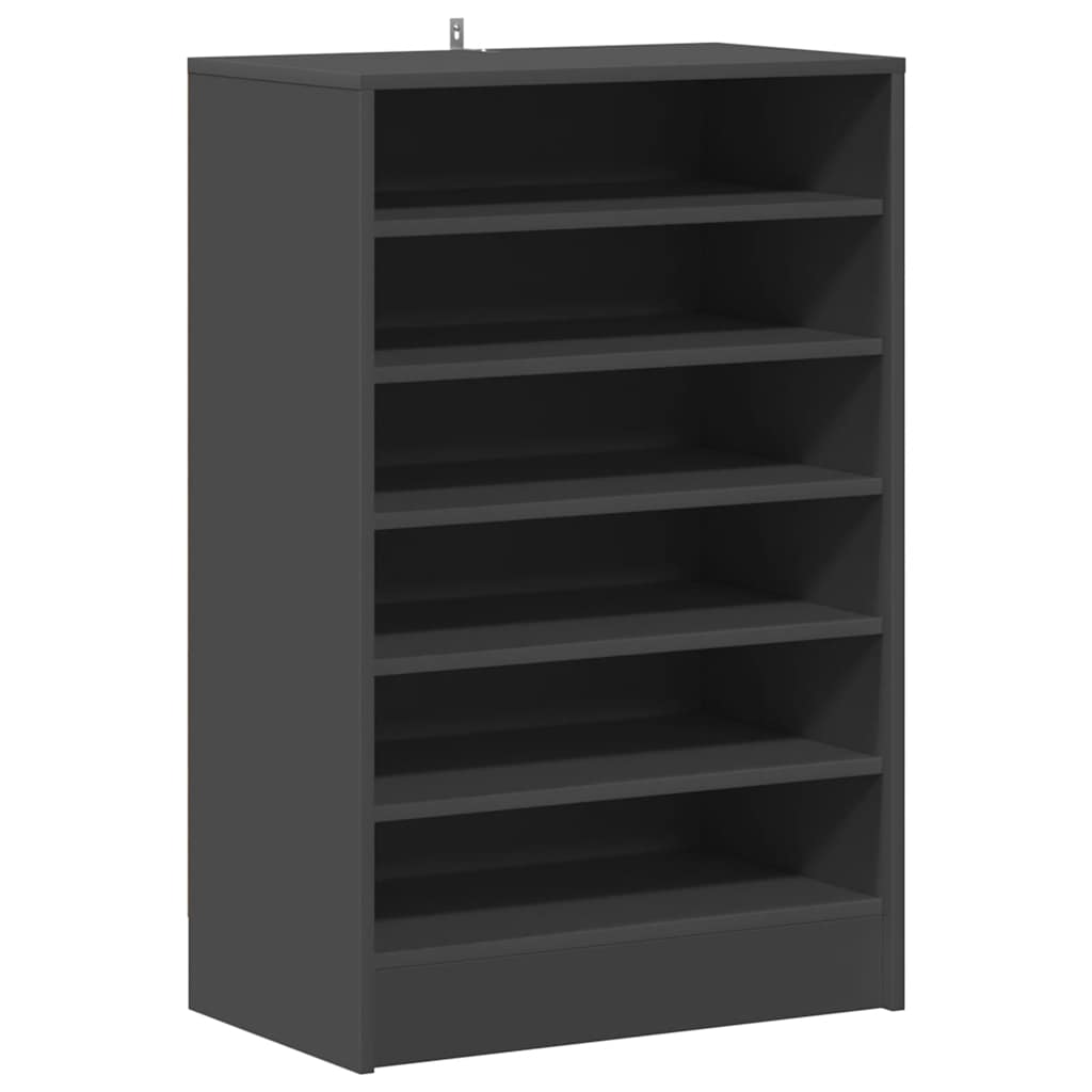 Skoställ Grå Skoskåp 60x35x92 cm