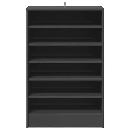 Skoställ Grå Skoskåp 60x35x92 cm