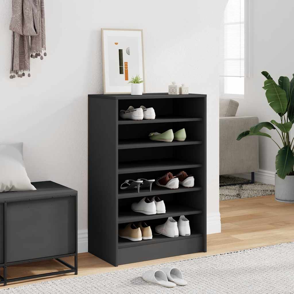 Skoställ Grå Skoskåp 60x35x92 cm