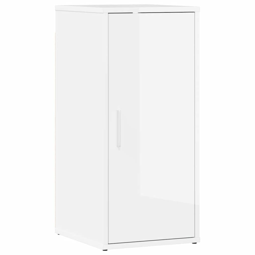 Skoställ Högglans Vit Skoskåp 32x35x70 cm