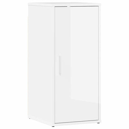 Skoställ Högglans Vit Skoskåp 32x35x70 cm