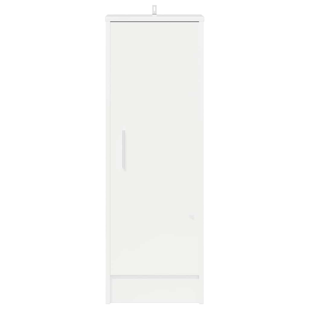 Skoställ Högglans Vit Skoskåp 32x35x92 cm