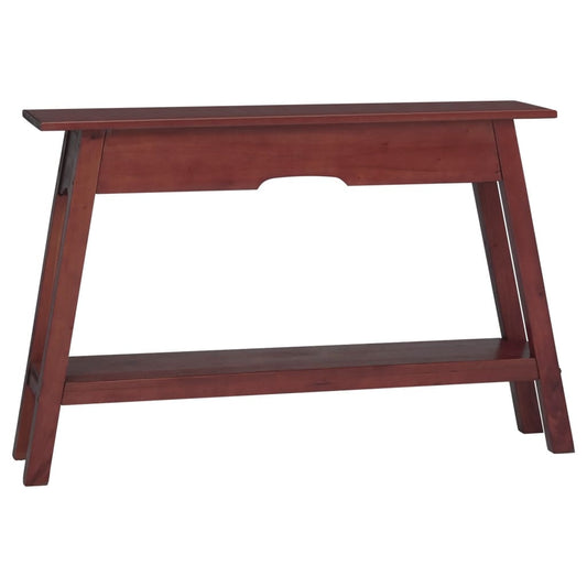 Avlastningsbord Konsollbord Brun 110x30x75 cm massiv mahogny