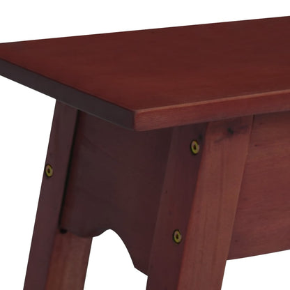 Avlastningsbord Konsollbord Brun 110x30x75 cm massiv mahogny