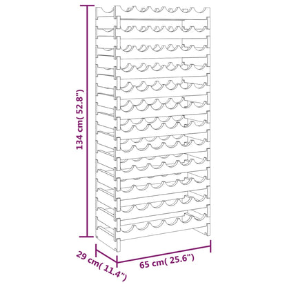 Vinställ 65x29x134 cm massiv furu
